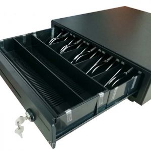 Ngăn kéo đựng tiền Antech C410 - tôn dày, nặng 8.5kg